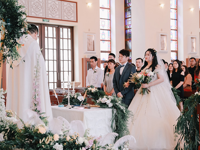 西式婚礼图片