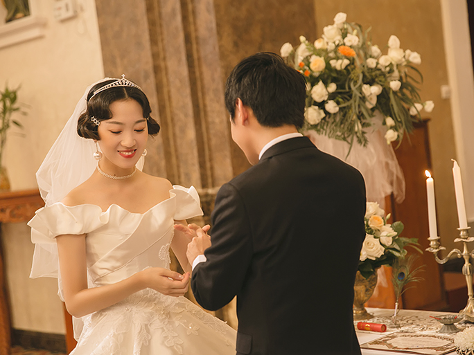 西式婚礼图片