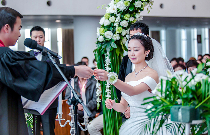 西式婚礼照片