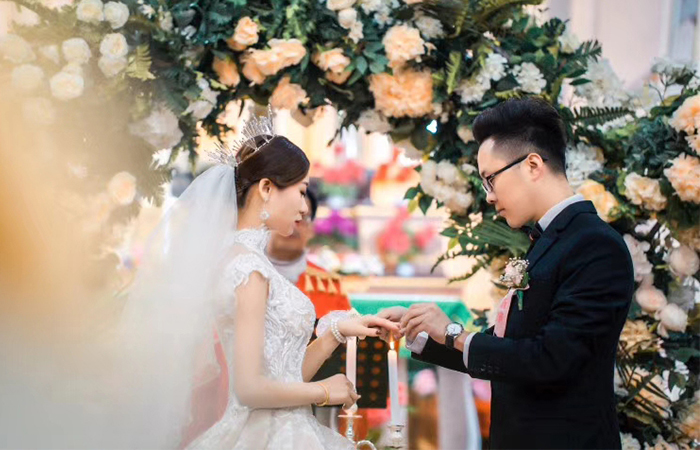 西式婚礼照片